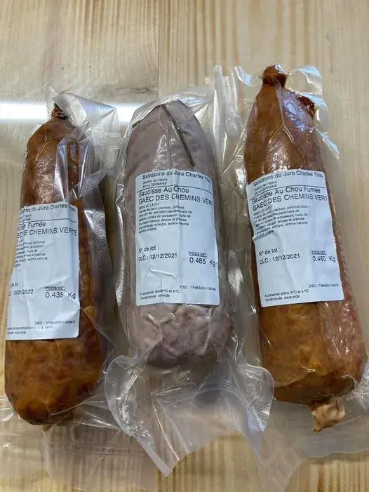 Saucissons et salaisons de la ferme sous vide