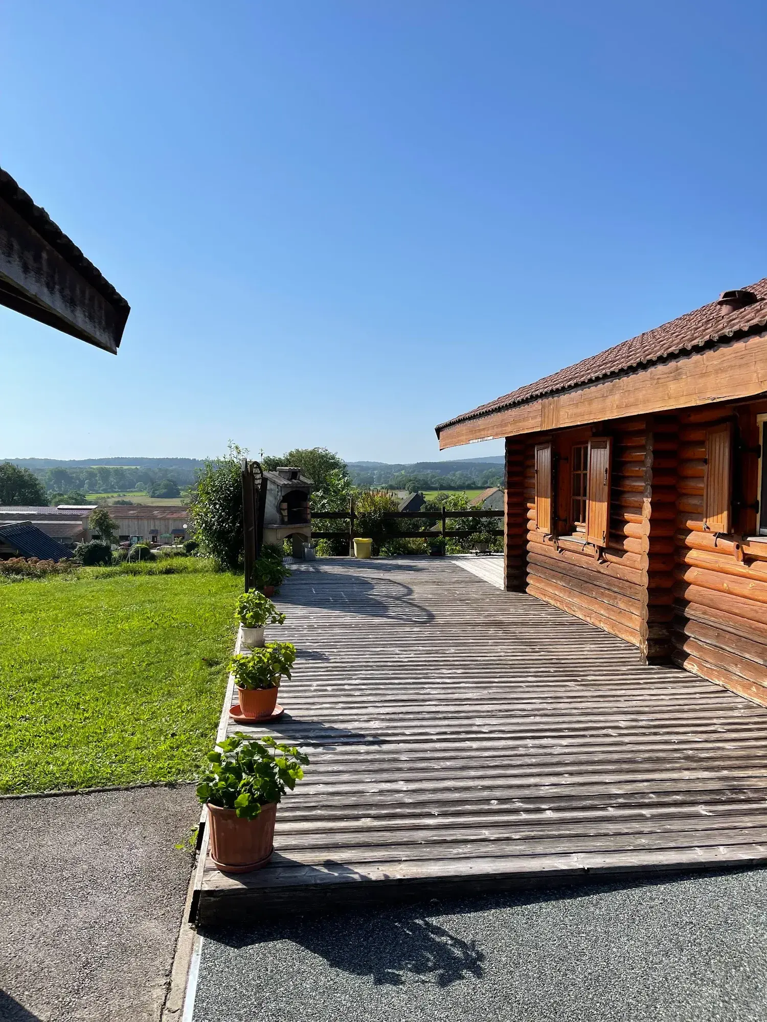 Chalet en rondins de bois à louer près de Champagnole dans le Jura